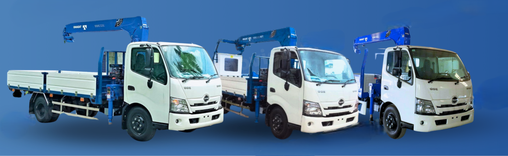 xe tải Hino XZU720 gắn cẩu Tadano 3 tấn