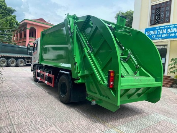 Xe Dongfeng cuốn ép chở rác 14 khối B180 B190