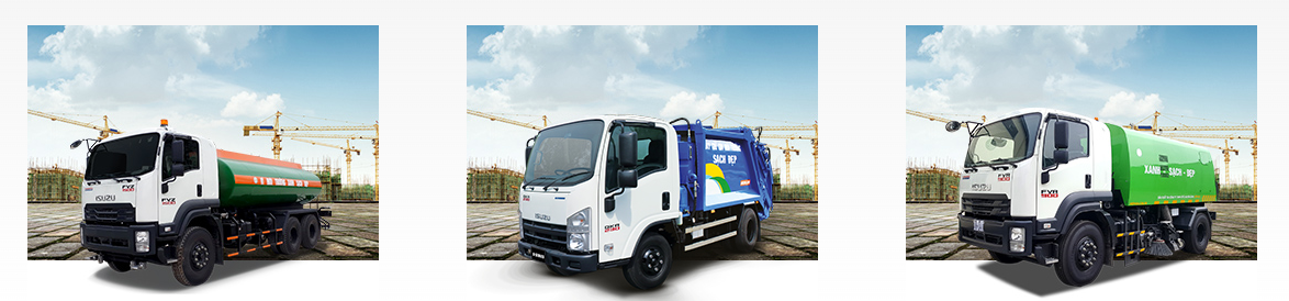xe môi trường Isuzu