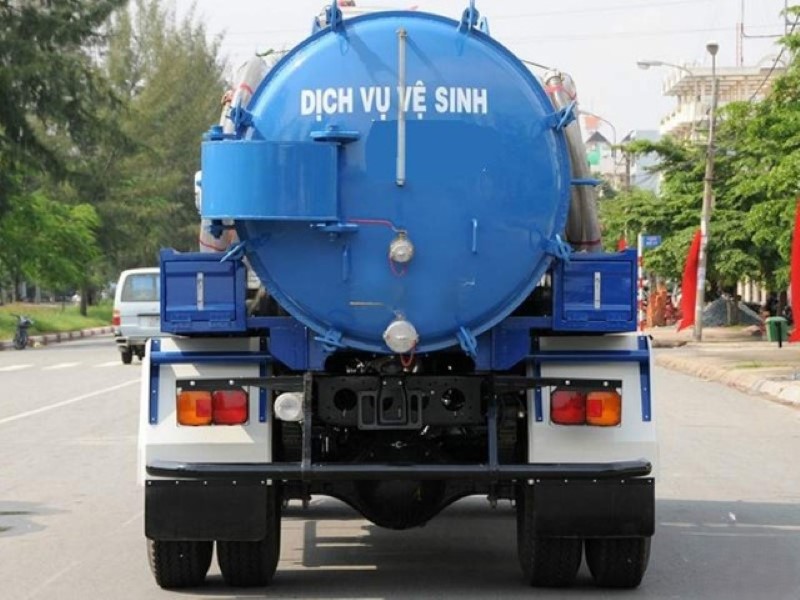 Xe thông cống hút bùn - hút chất thải - hút hầm cầu 5 khối Hino FC Xe thông cống hút bùn hút chất thải 5 khối Hino FC