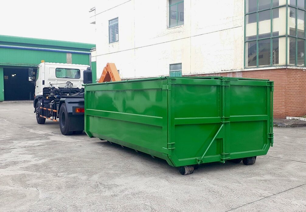 Xe chở rác thùng rời 14 khối Hino FG hooklift Xe chở rác thùng rời 14 khối Hino FG - hooklift