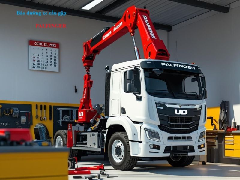 Hướng dẫn bảo dưỡng xe cẩu gập Palfinger