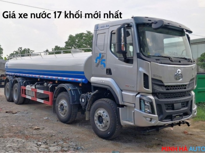Giá xe bồn phun nước rửa đường tưới cây 17 khối xitec 17m3 Giá xe bồn phun nước rửa đường tưới cây 17 khối xitec 17m3