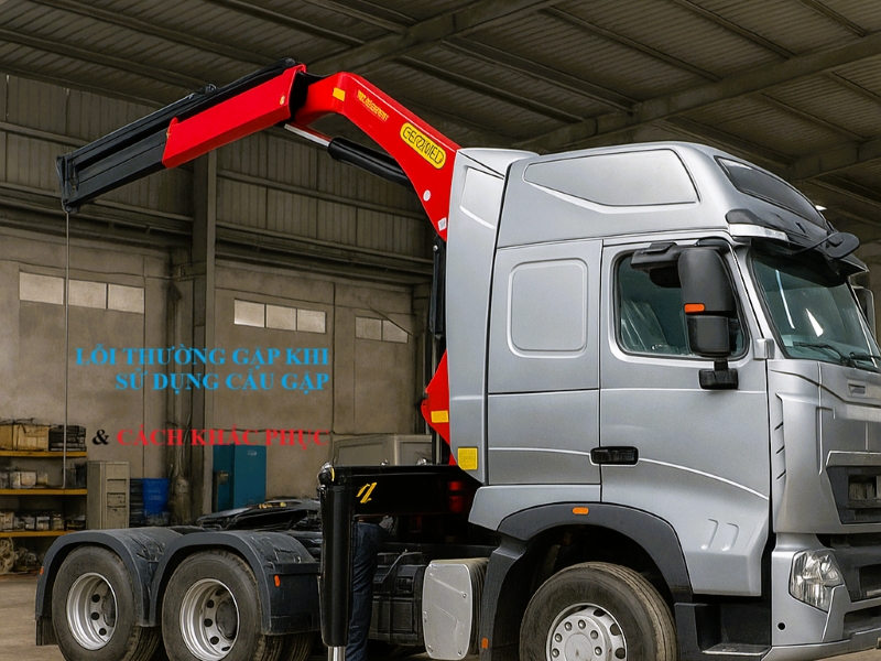 Lỗi thường gặp khi sử dụng cẩu gập và cách khắc phục hiệu quả Lỗi thường gặp khi sử dụng cẩu gập và cách khắc phục hiệu quả