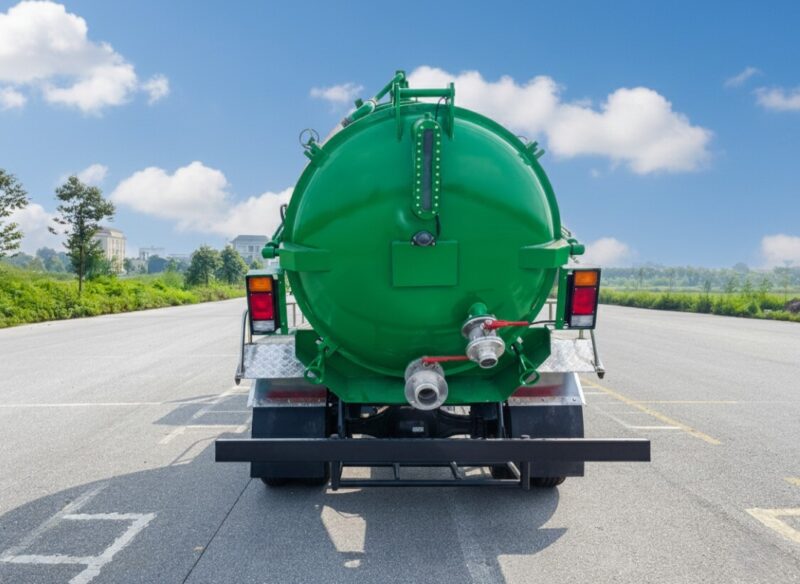 Xe ô tô hút chất thải 6 khối Isuzu FRR 650 bồn xitec 6m3