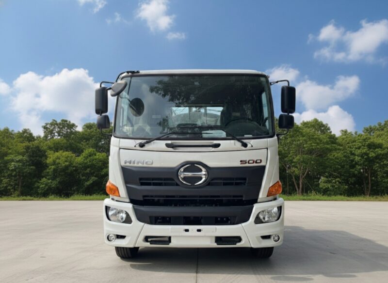 Xe bồn 14 khối Hino FL e5 phun nước rửa đường tưới cây xi téc 14m3