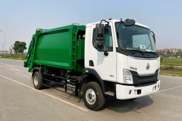 Xe cuốn ép chở rác 8 khối Chenglong L3