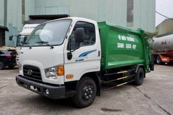 Xe cuốn ép chở rác 6 khối Hyundai new mighty 75S 6m3 Xe cuốn ép chở rác 6 khối Hyundai new mighty 75S 6m3