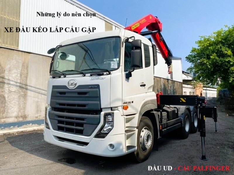 Những lý do vì sao nên chọn xe đầu kéo UD lắp cẩu gập Palfinger Những lý do vì sao nên chọn xe đầu kéo UD lắp cẩu gập Palfinger