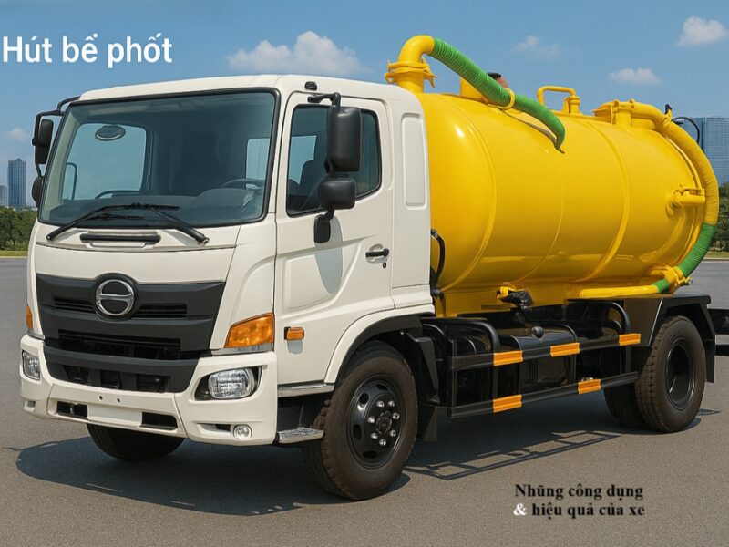 Xe hút chất thải 9 khối - Công dụng và công việc mà xe phù hợp nhất Xe hút chất thải 9 khối - Công dụng và công việc mà xe phù hợp nhất