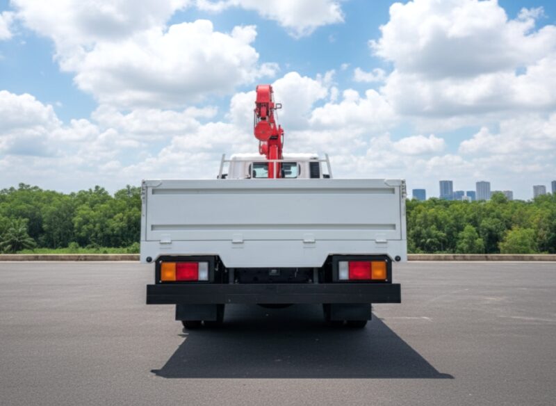 Xe tải 5 tấn Hyundai Mighty EX900XL lắp cẩu 3 tấn 4 đốt Unic 344