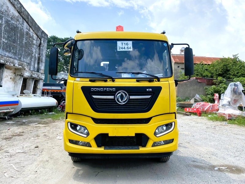 Xe tải Dongfeng Hoàng Huy B180 lắp cẩu Kanglim 7 tấn 4 đốt KS1754